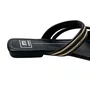 Rasteirinha Moleca Feminina Preto Dourado 