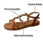 Rasteirinha Piccadilly Feminina Ocre Dourado