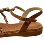 Rasteirinha Piccadilly Feminina Ocre Dourado