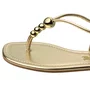 Rasteirinha Santa Lolla Feminina Ouro Light Ferragens Douradas 