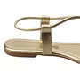 Rasteirinha Santa Lolla Feminina Ouro Light Ferragens Douradas 