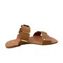 Rasteirinha Santinelli Feminina Blush Ferragens Douradas 