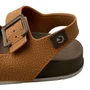 Sandália Cartago Infantil Masculino Marrom Fecho Fivela