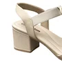 Sandália Comfortflex Feminina Coconut Salto Bloco 