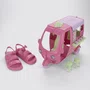 Sandália Grendene Infantil Feminina Rosa Barbie Acompanha Brinde 