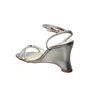 Sandália Helena Be Feminina Prata Tira Cravejada