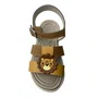 Sándalia Kidy Infantil Masculino Caramelo Fecho Fivela 
