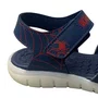 Sándalia Kidy Infantil Masculino Marinho Luzes Led 