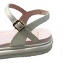 Sandália Mini Sua Cia Infantil Feminina Branca Fecho Fivela