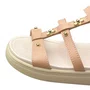 Sandália Mini Sua Cia Infantil Feminina Nude Fecho Fivela 