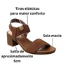 Sandália Modare Feminina Avelã Tira Elástica 