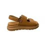 Sandália Modare Feminina Camel Fivela Dourada 