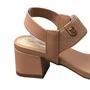 Sandália Modare Feminina Nude Tira Elástica 