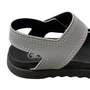 Sandália Molekinho Infantil Masculino Cinza Fecho Velcro 