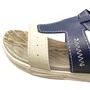 Sandália Molekinho Infantil Masculino Marinho Fecho Velcro