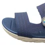 Sandália Molekinho Infantil Masculino Marinho Fecho Velcro 