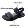 Sandália Molekinho Infantil Masculino Marinho Fecho Velcro