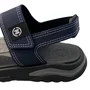 Sandália Molekinho Infantil Masculino Marinho Fecho Velcro