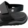 Sandália Molekinho Infantil Masculino Preto Fecho Velcro