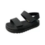Sandália Molekinho Infantil Masculino Preto Fecho Velcro 