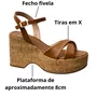 Sandália Offline Feminina Casca Fecho Fivela 