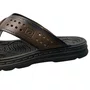 Sandália Pegada Masculina Cravo Couro 