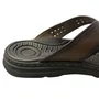 Sandália Pegada Masculina Cravo Couro 