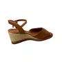 Sandália Piccadilly Feminina Ocre Fecho Fivela 
