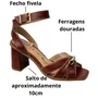 Sandália Ramarim Feminina Rum Couro 