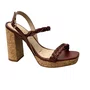 Sandália Ramarim Feminina Rum Salto Bloco 