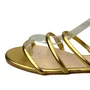Sandália Rasteirinha Santa Lolla Feminina Ouro 
