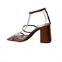 Sandália Santa Lolla Feminina Dark Cocoa Couro
