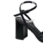 Sandália Santa Lolla Feminina Preto Couro