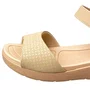 Sandália Softli Feminina Sand Ferragem Dourada 