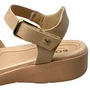 Sandália Softli Feminina Sand Ferragem Dourada 