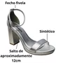Sandália Via Marte Feminina Prata Fecho Fivela 