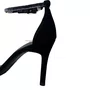 Sandália Via Marte Feminina Preto Tira Cravejada 