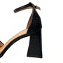 Sandália Vizzano Feminina Preto Salto Bloco 