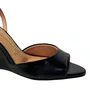 Sandália Vizzano Feminino Preto Salto Anabela 