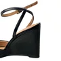 Sandália Vizzano Feminino Preto Salto Anabela 