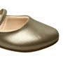 Sapatilha Kidy Infantil Feminina Ouro Fecho fivela