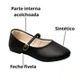 Sapatilha Kidy Infantil Feminina Preto Fecho fivela