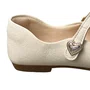 Sapatilha Kidy Infantil Feminino Branco Fecho Velcro 