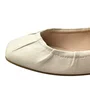 Sapatilha Molekinha Feminina Infantil Off White Fivela Prateada 