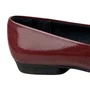 Sapatilha Piccadilly Feminina Burgundy Ferragem Dourada 