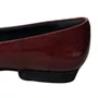 Sapatilha Piccadilly Feminina Burgundy Ferragem Dourada 