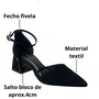 Sapato Bebecê Feminino Preto Fecho Fivela 