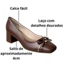 Sapato Beira Rio Feminino Chocolate Laço