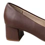 Sapato Beira Rio Feminino Chocolate Salto Bloco