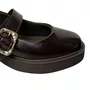 Sapato Mississipi Feminino Café Fecho Fivela 